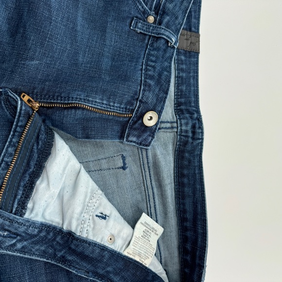 Aura Jeans Find Your Aura Dark Wash Mid-Rise Jeans with Embroidered Back Pockets - Picture 9 of 9